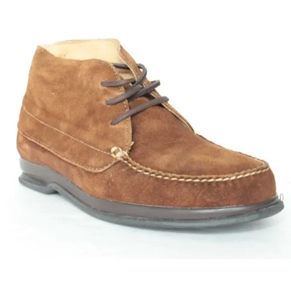 Hitchcock Mens Moccasin Chukka Boots 2672 Brown