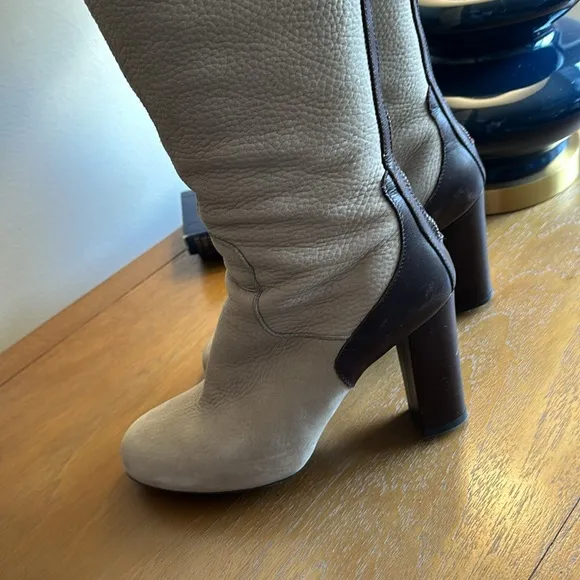 Hogan leather boots size 39.1/2