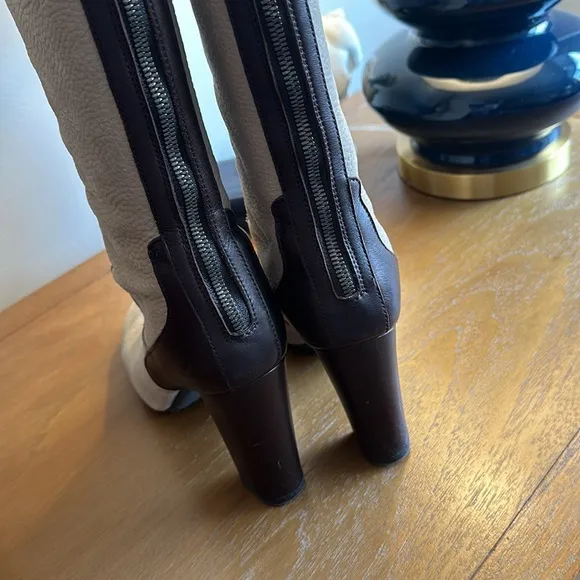 Hogan leather boots size 39.1/2