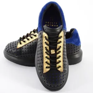 Hollie Watman Star Gazing Fashion Sneakers Black/Blue Womens Size 8