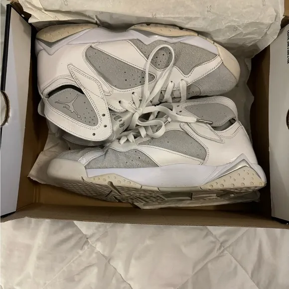 Host Pick 🥳 EUC Air Jordan 7 Retro 23 White/Metallic Silver Men’s Size 9