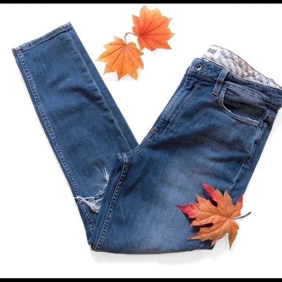 *HOST PICK* EUC Paige Carter Slim jeans in ‘Amanda Destructed’