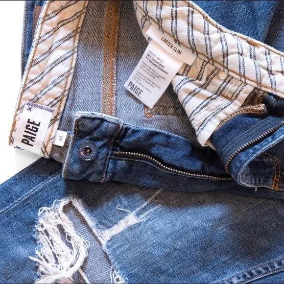 *HOST PICK* EUC Paige Carter Slim jeans in ‘Amanda Destructed’