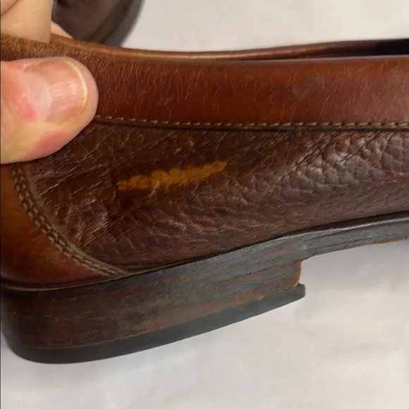 H.S. Trask Brown Leather Loafers