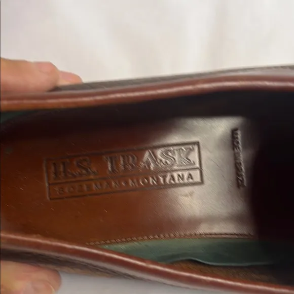 H.S. Trask Brown Leather Loafers