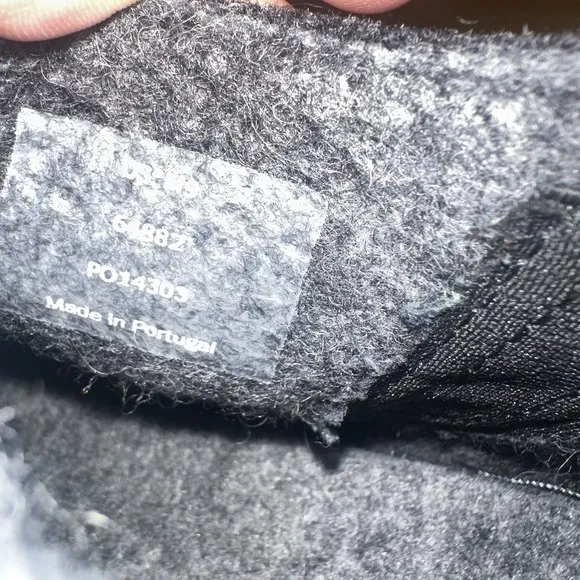 Huckberry Greys Wool Indoor Outdoor Slipper Boots Men's US 9 Charcoal Slip On