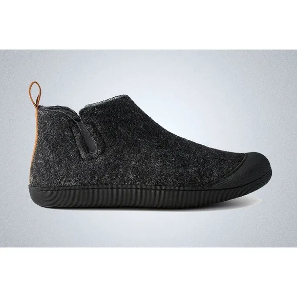 Huckberry Greys Wool Indoor Outdoor Slipper Boots Men's US 9 Charcoal Slip On