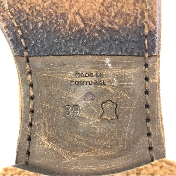 Humanoid Brown Leather Ankle Boots EUR 39