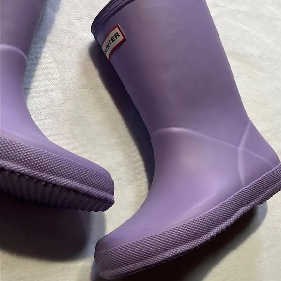 Hunter kids classic lavender rain boots