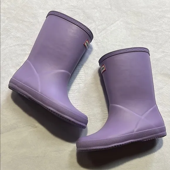 Hunter kids classic lavender rain boots