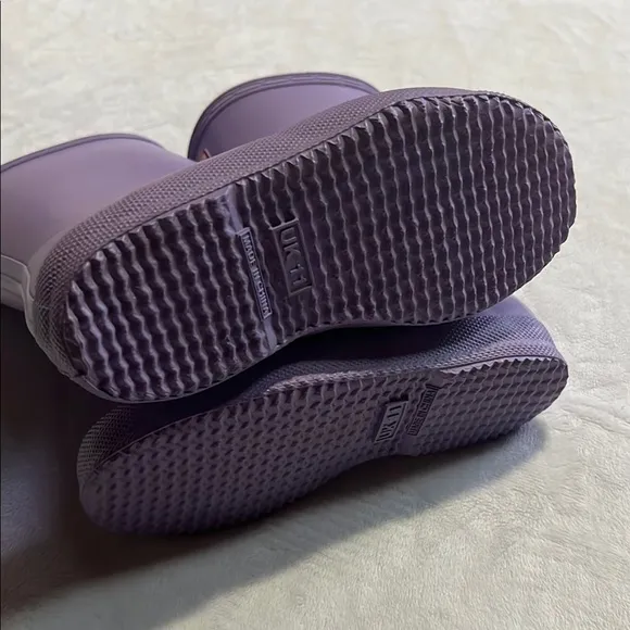 Hunter kids classic lavender rain boots