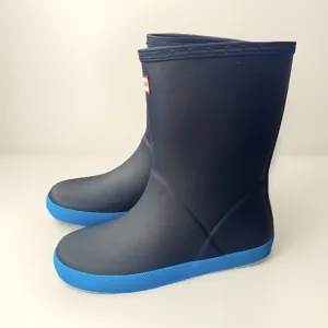 Hunter Kids First Classic Black Rain Boots Unisex Size 2