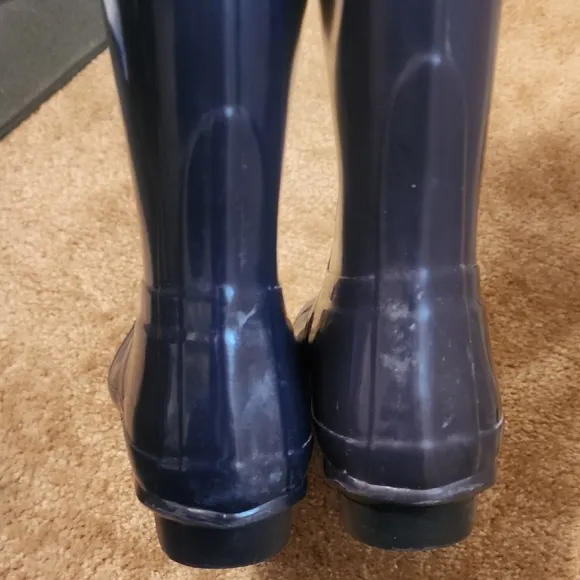 Hunter Original Gloss Tall Rain Boots Size 7M/8F