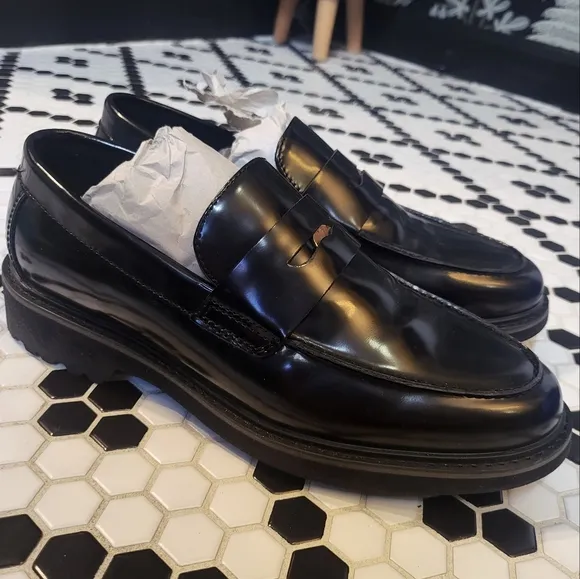 INC International Concepts Vance Loafers Black 8.5