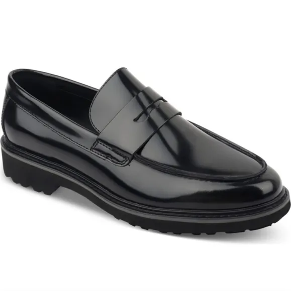 INC International Concepts Vance Loafers Black 8.5