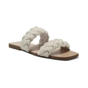 Inc International Concepts Women's 9.5 Petria Two-Band Flat Sandals Embellished