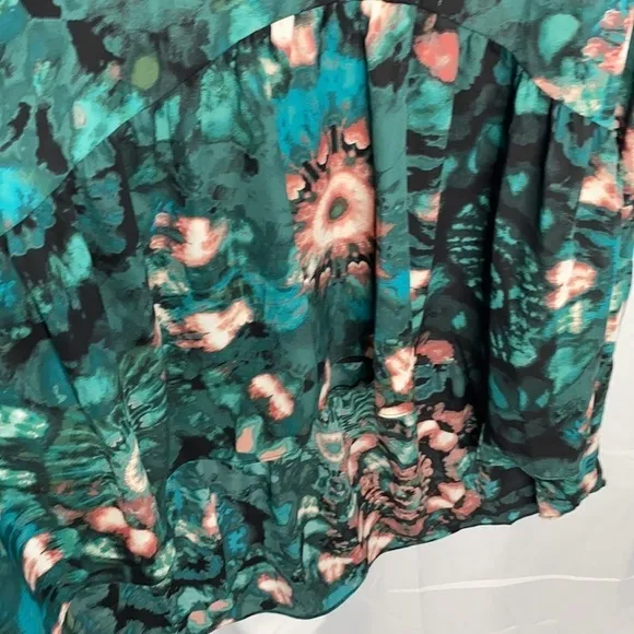 INC Puff-Sleeve High-Lo Dress