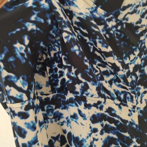 INTERMIX high-low silk maxi dress w/ zipper front S