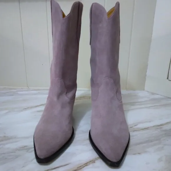 Isabel Marant | Duerto Suede Calfskin Boot Lavender Purple | Size 38