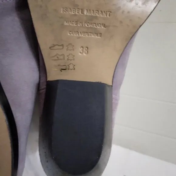 Isabel Marant | Duerto Suede Calfskin Boot Lavender Purple | Size 38