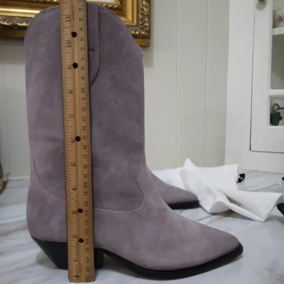 Isabel Marant | Duerto Suede Calfskin Boot Lavender Purple | Size 38