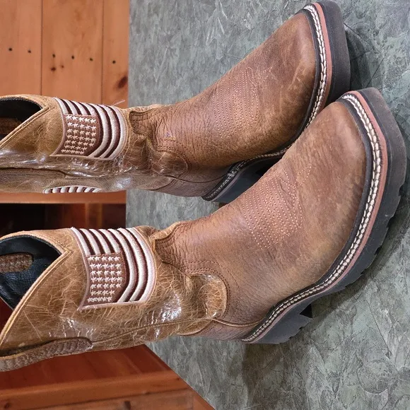 J. B. Dillow Cowboy Boots American Flag