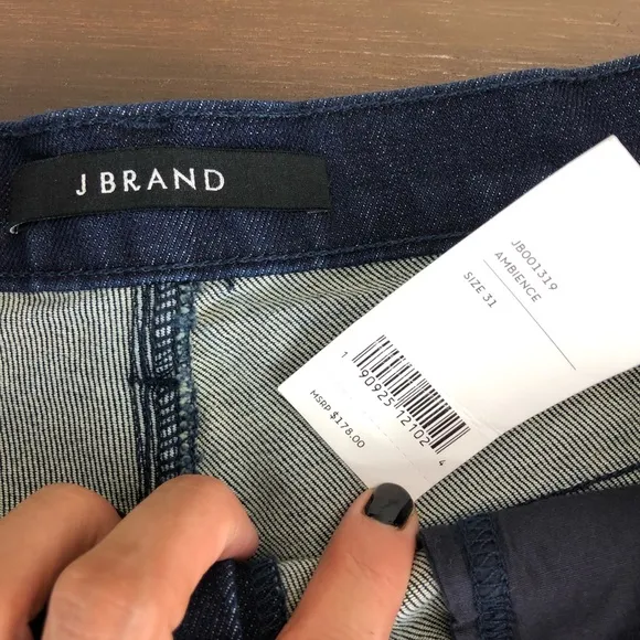J Brand Joan high-rise jean shorts