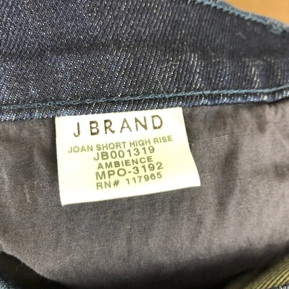 J Brand Joan high-rise jean shorts
