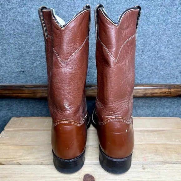 J. Chisholm Western Leather Cowboy Boots