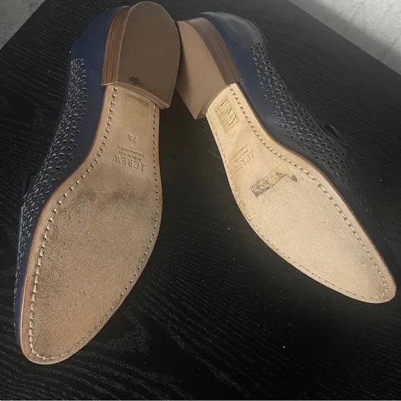 J. CREW Biella tassel perforated loafers