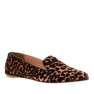 J. Crew Collection Darby Calf Hair Leopard Loafers