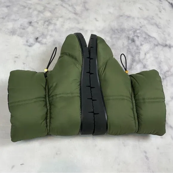 J. Crew Elsa Olive Primaloft Puffer Boots NWOB