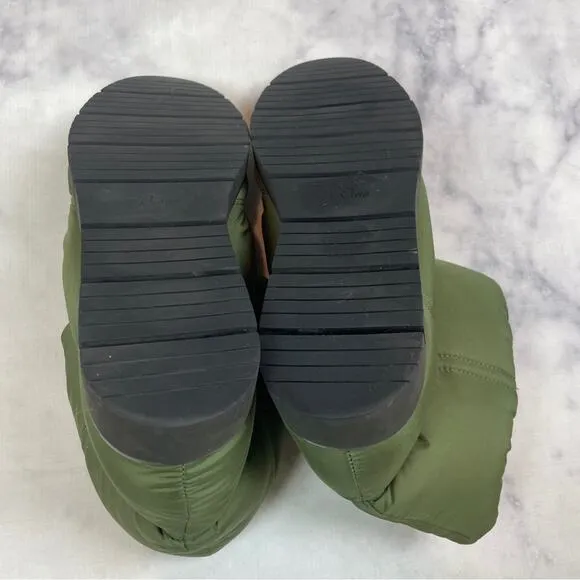 J. Crew Elsa Olive Primaloft Puffer Boots NWOB