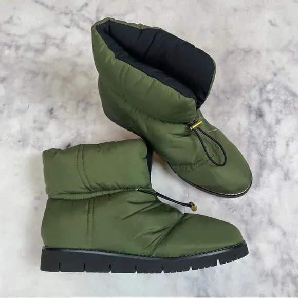 J. Crew Elsa Olive Primaloft Puffer Boots NWOB