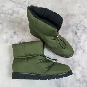 J. Crew Elsa Olive Primaloft Puffer Boots NWOB