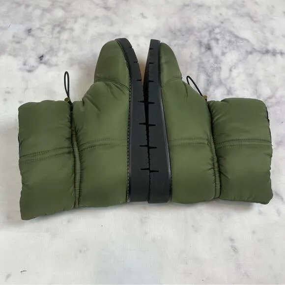 J. Crew Elsa Olive Primaloft Puffer Boots NWOB