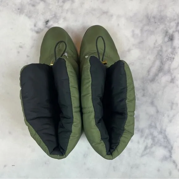 J. Crew Elsa Olive Primaloft Puffer Boots NWOB