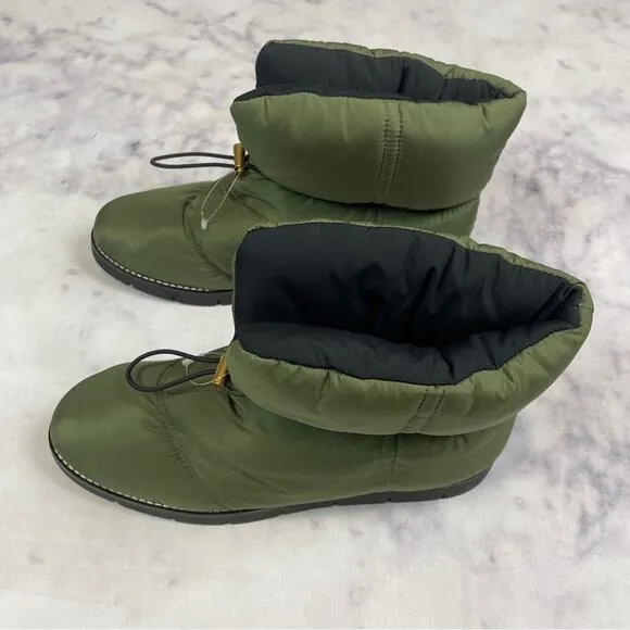 J. Crew Elsa Olive Primaloft Puffer Boots NWOB