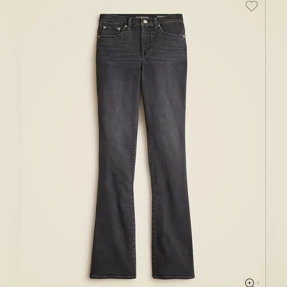 J. Crew High Rise Bootcut Denim Jeans Size 31 Tall 31T NEW NWT