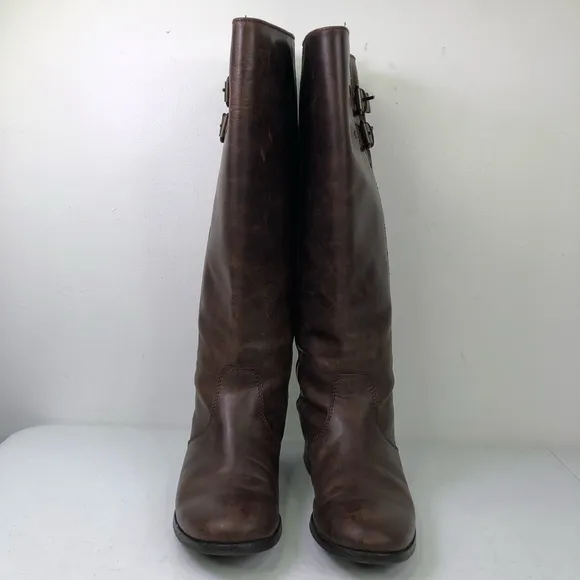 J. Crew Leather Slip On Boots Size 6.5