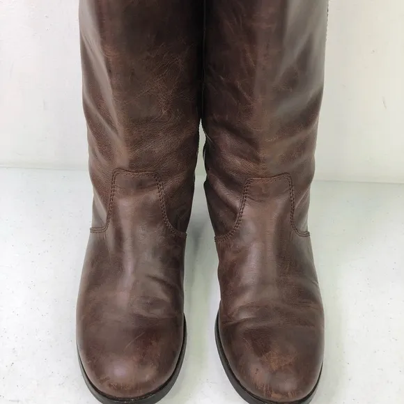 J. Crew Leather Slip On Boots Size 6.5