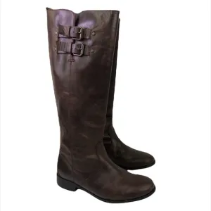 J. Crew Leather Slip On Boots Size 6.5