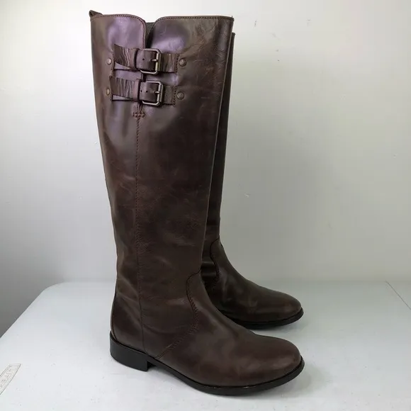 J. Crew Leather Slip On Boots Size 6.5