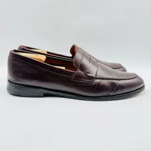 J. Crew Ludlow Penny Loafers Mens 11 Brown Leather Casual Dress Shoes