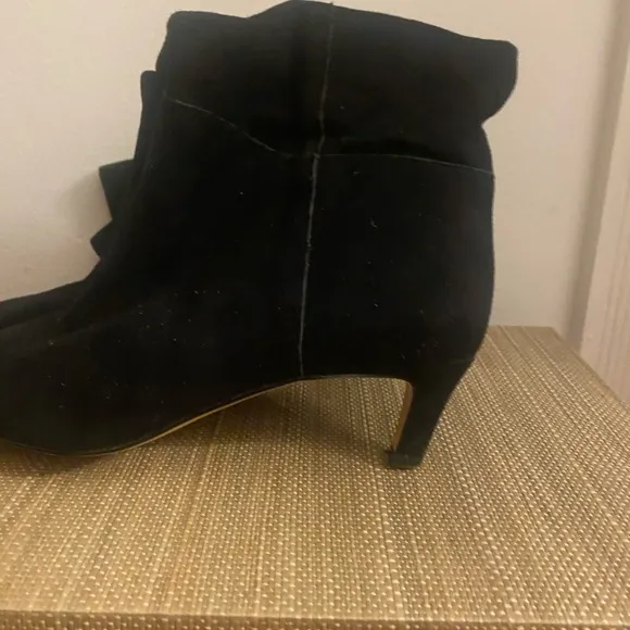 J CREW STEVIE KNEE-HIGH BOOTS, size 10. Black Suede.