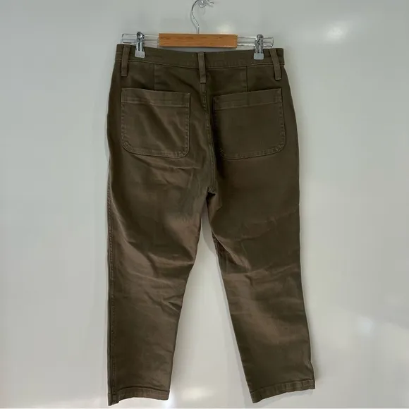 J. Crew Straight-leg crop jean in garment-dyed denim