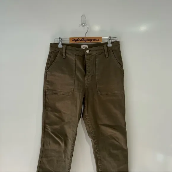 J. Crew Straight-leg crop jean in garment-dyed denim
