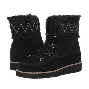Jack Rogers Women's Vera Suede Lace Up Boots - 10