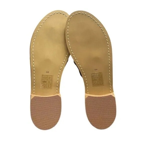 Jack Rogers Haircalf Jack Flat Sandal Womens Size 6 NEW