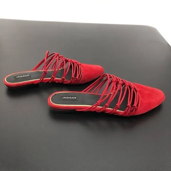Jaggar Series Knotted Slide in Coral Flat Sandals